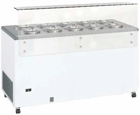 Fabricadores de hielo de Infrico, imagen de catálogo de la gama a la que pertenece IC6P