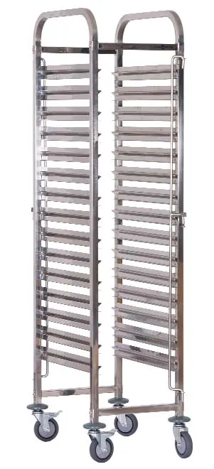 Cubetas gastronorm de Irimar, imagen de catálogo de la gama a la que pertenece CB-32GN1/1 para 32 bandejas GN1/1