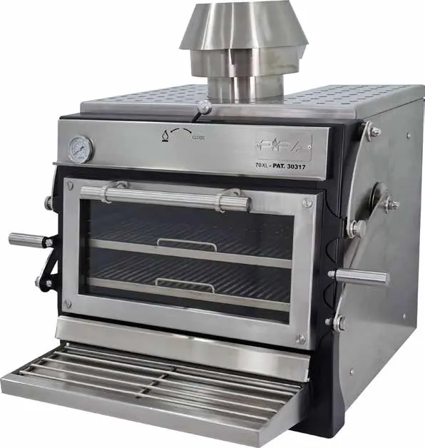 Hornos de brasa de Pira, imagen de catálogo de la gama a la que pertenece PIRA 70 XL Lux ED