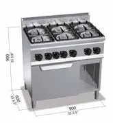 Cocinas modulares de Berto's, imagen de catálogo de la gama a la que pertenece G6F6PW+FG1