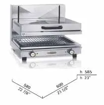 Cocinas modulares de Berto's, imagen de catálogo de la gama a la que pertenece E6SP6B
