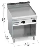 Planchas y fry-tops de Berto's, imagen de catálogo de la gama a la que pertenece E9FL4M