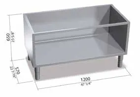 Cocinas modulares de Berto's, imagen de catálogo de la gama a la que pertenece Opción