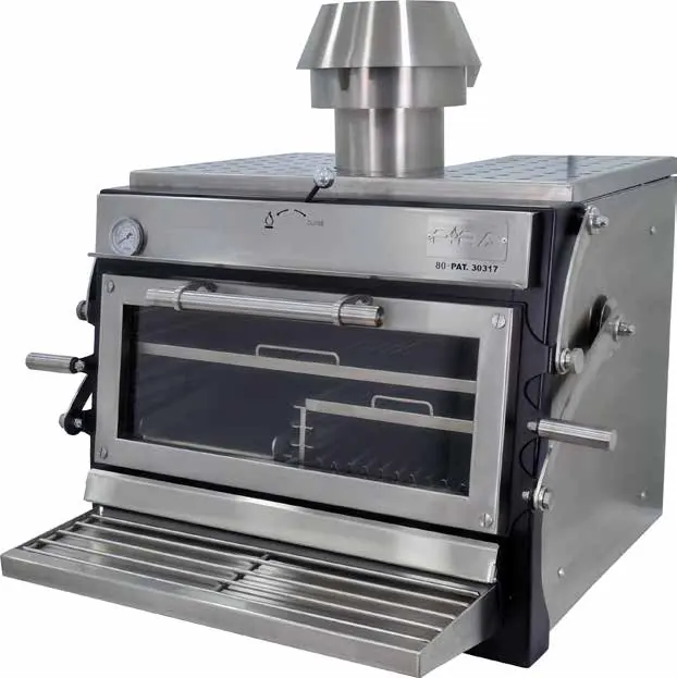Hornos de brasa de Pira, imagen de catálogo de la gama a la que pertenece PIRA 80 Lux SD