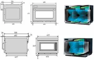 Microondas de Panasonic, imagen de catálogo de la gama a la que pertenece NE-2180 DIGITAL