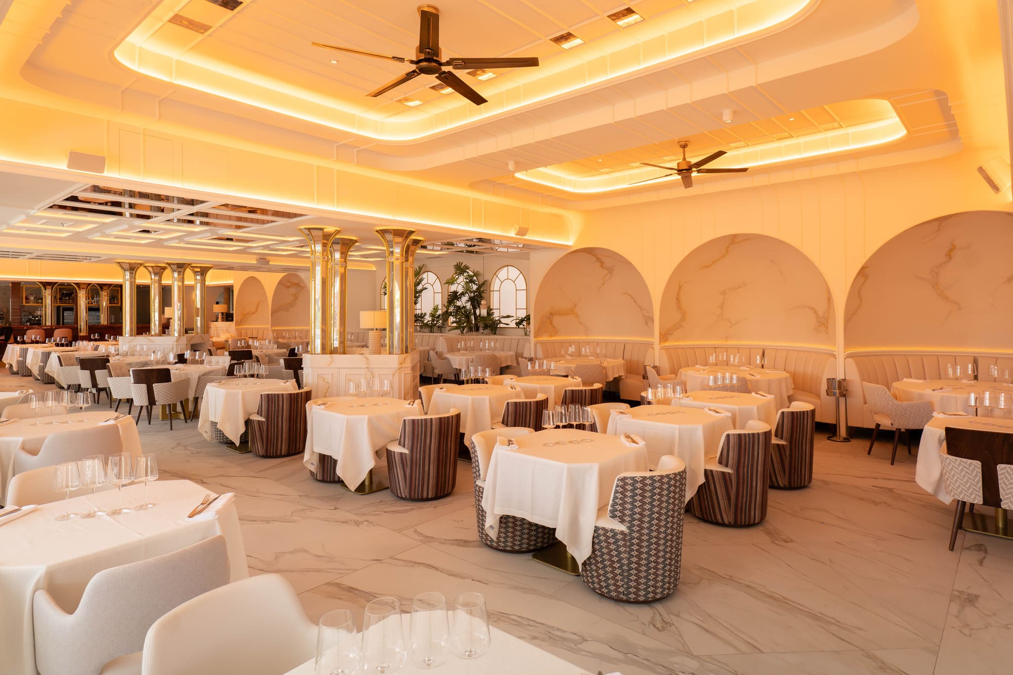 Bianco — restaurante italiano en Playa de las Américas, vista general del comedor